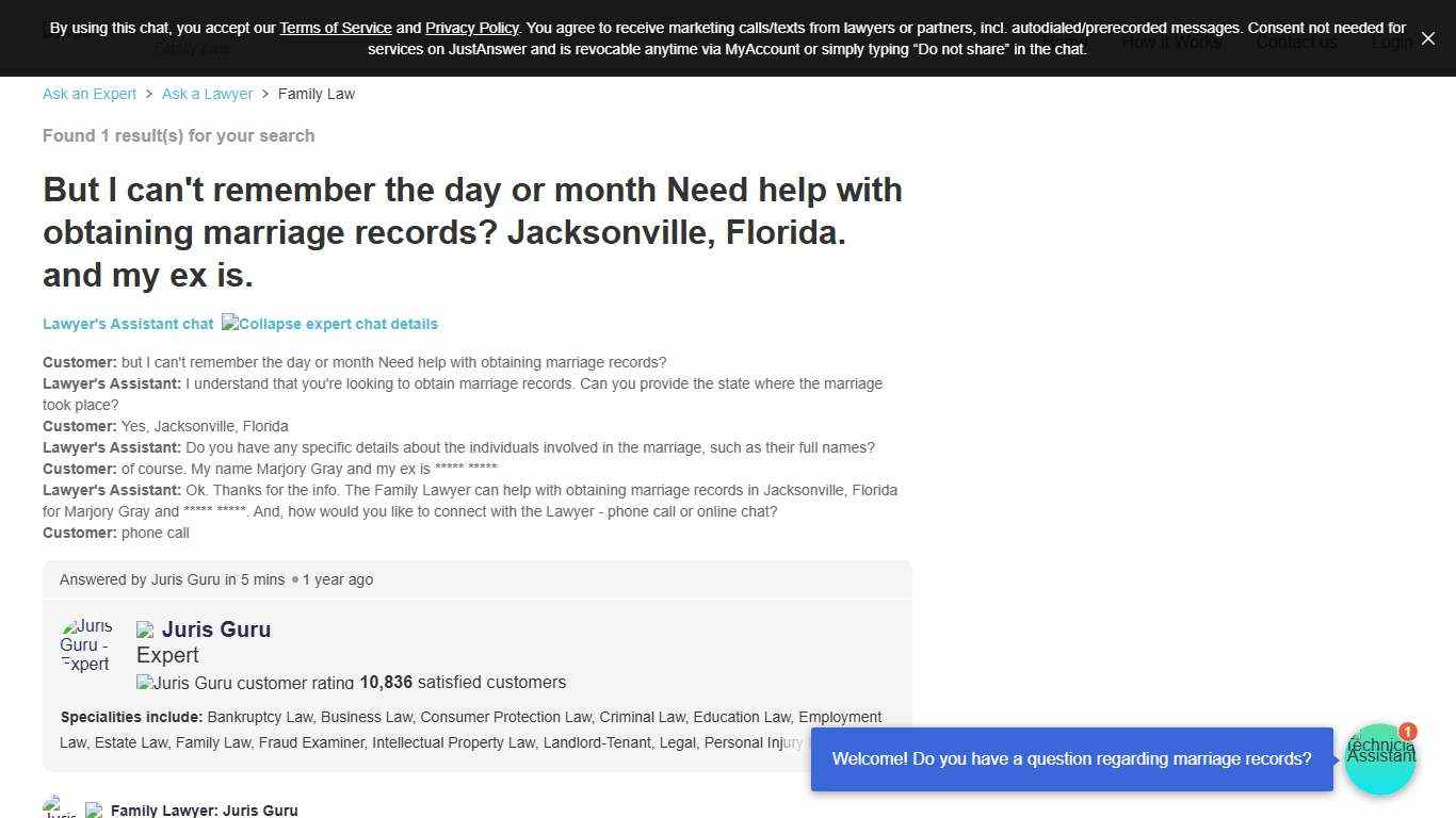 How to Obtain Marriage Records in Jacksonville FL